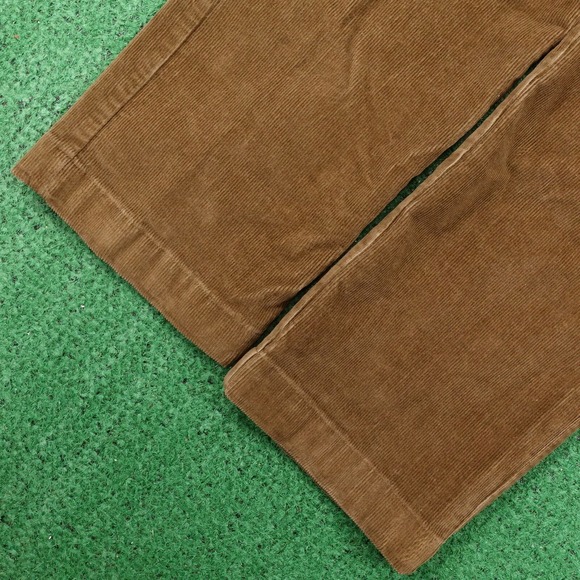 ROUNDTREE & YORKE CORECOMFORT WAISTBAND BROWN CORDUROY PANTS MENS 36X30 (36X28) - Picture 3 of 7